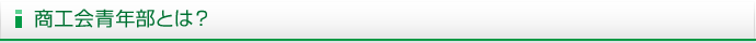 商工会青年部とは？